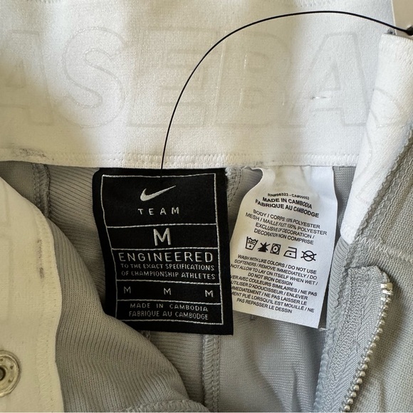 Nike men Vapor Select Knicker Baseball gray cropped Pants size M NWT - Picture 12 of 13